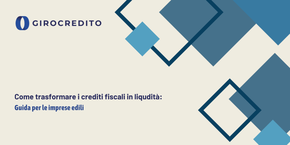 La cessione dei crediti fiscali è un’operazione che consente all’impresa titolare di un credito derivante da bonus edilizi di cederlo a terzi.
